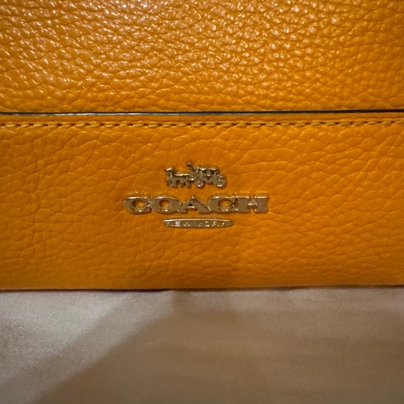 Coach Dempsey Carryall in Sunbeam Orange Pebble Leather main image 11